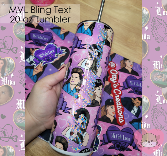 MVL Glitter Bling Tumbler