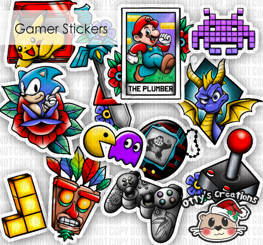 Gamer Stickers