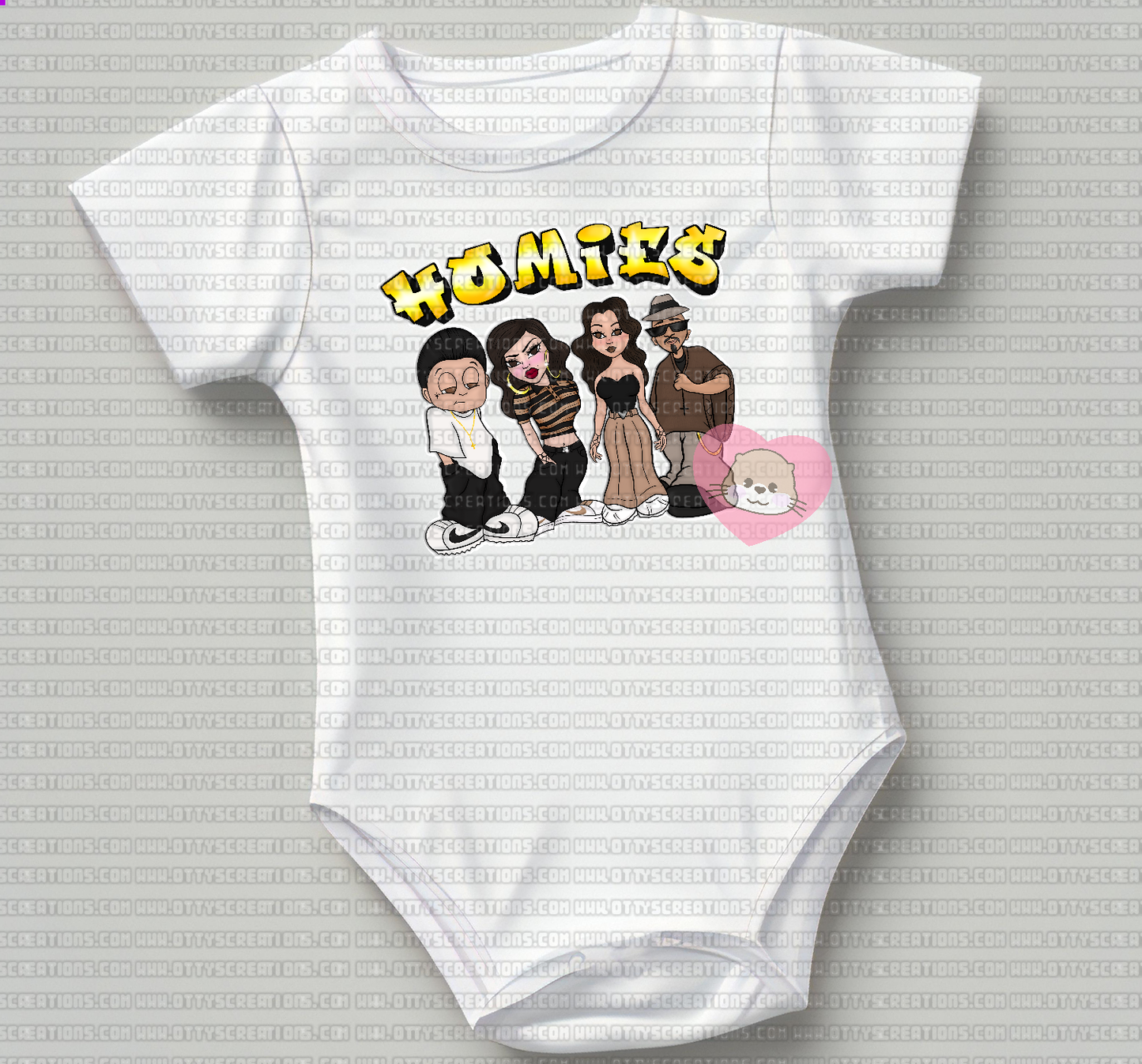 Homies Inspired Baby Bodysuit