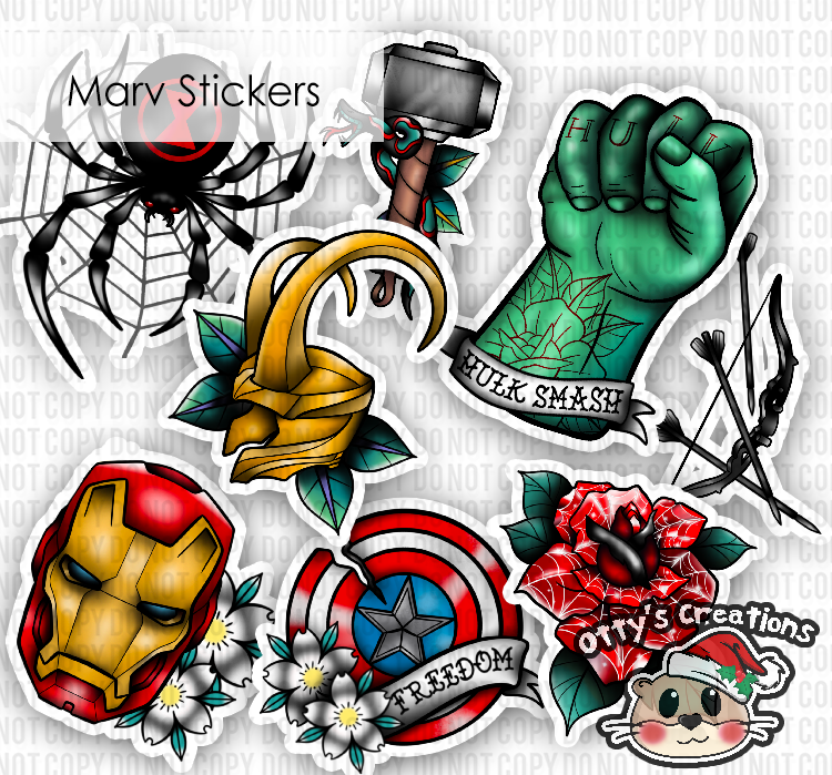 Hero Stickers