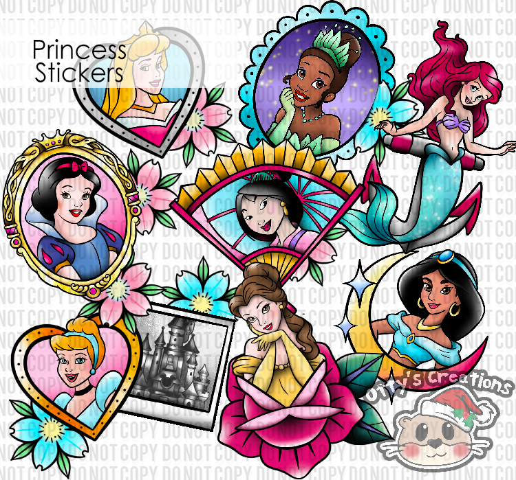 Princess Stickers