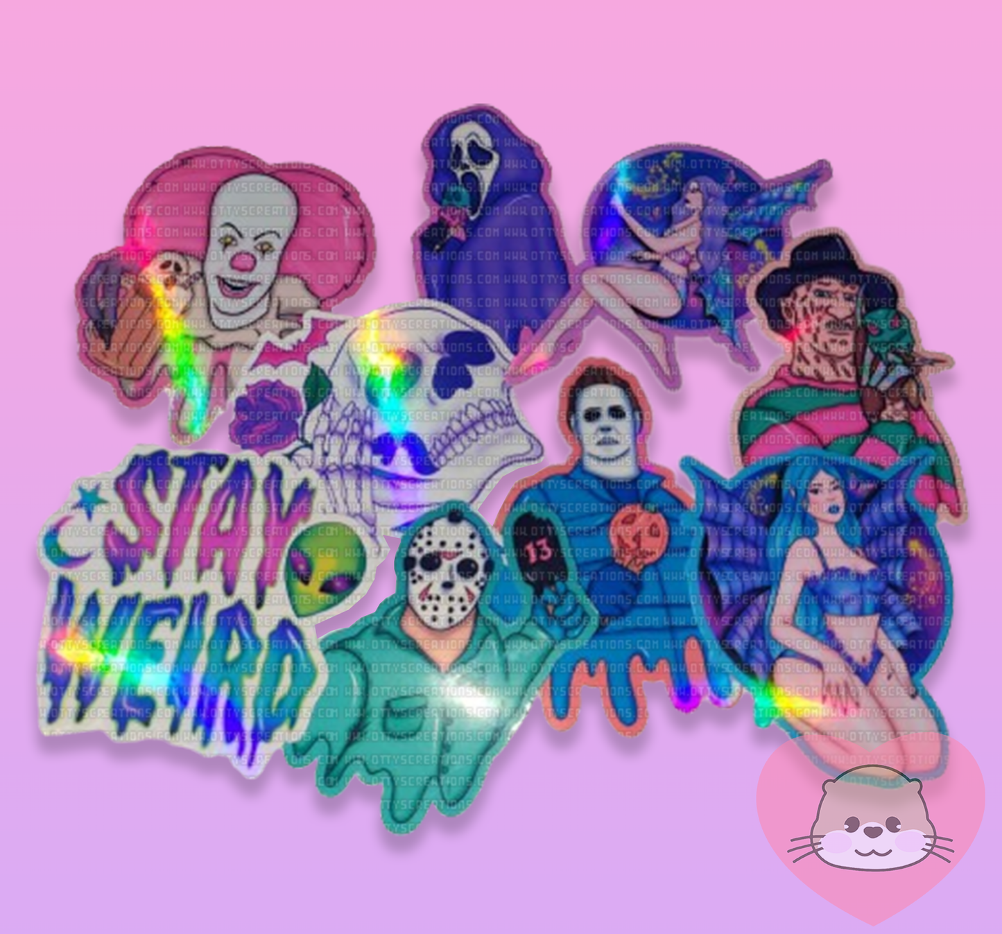 LBC Summerween Holo Stickers